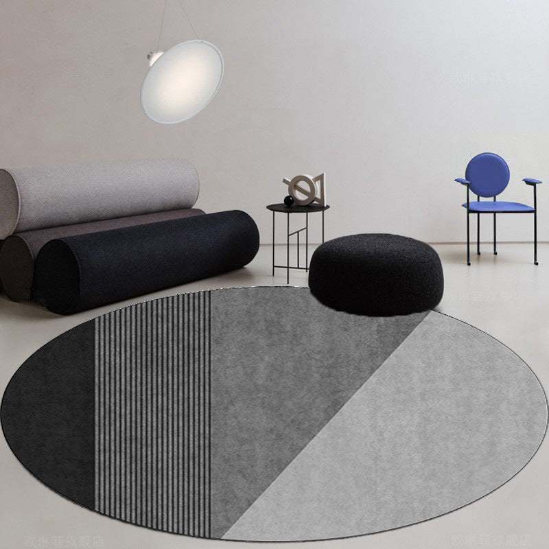 Round Geometric Pattern Area Rug Stornfield