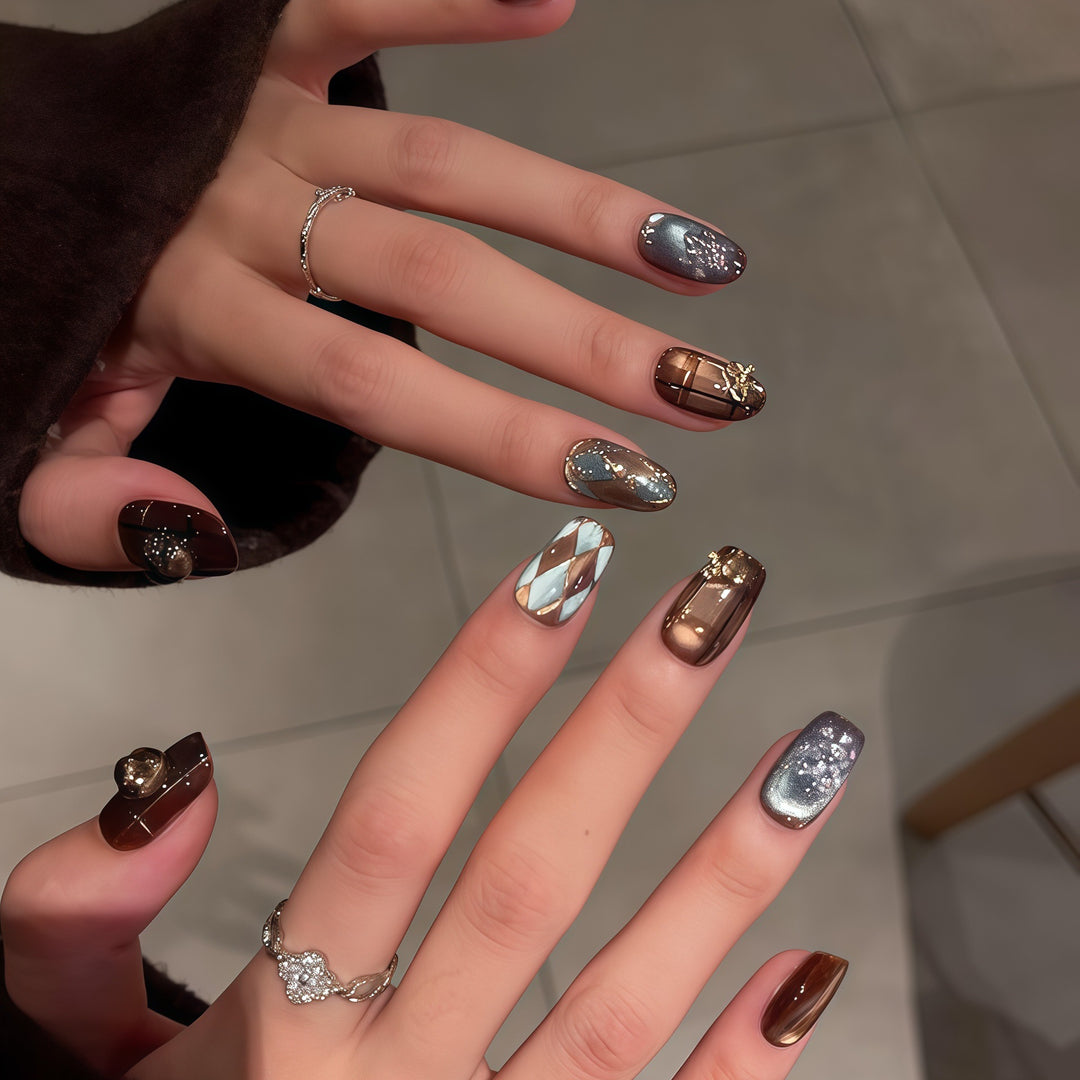 Luxury Accented Artificial Nails Stornfield