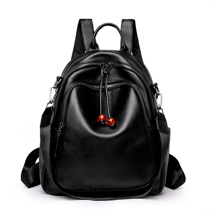 Premium Leather Travel Backpack Stornfield