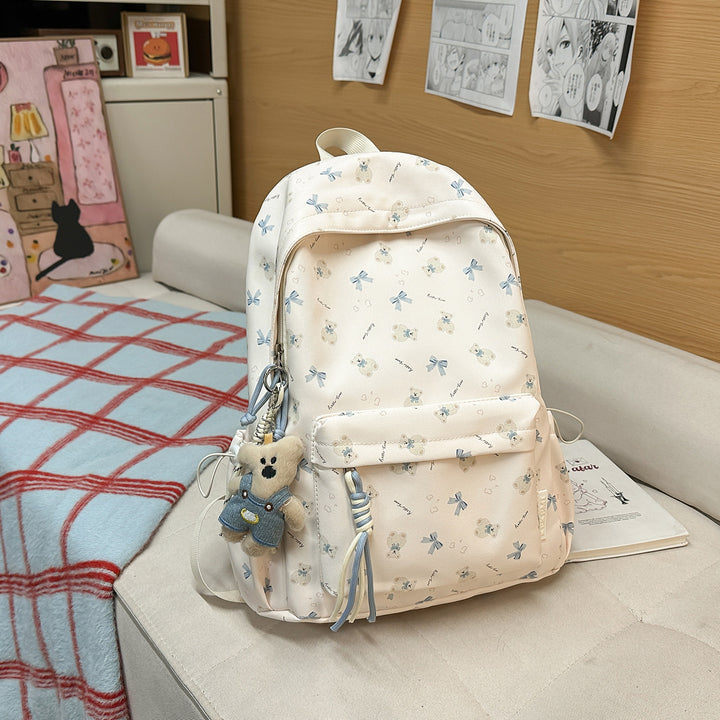 Charming Floral Print Backpack Stornfield