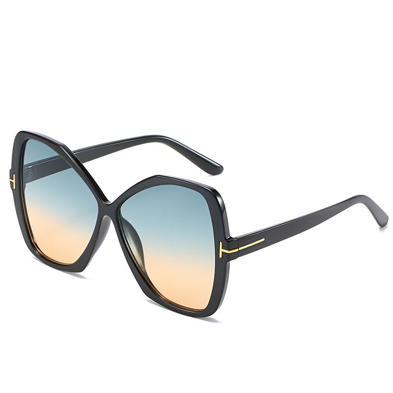 Fashionably Oversized Geometric Sunglasses Stornfield