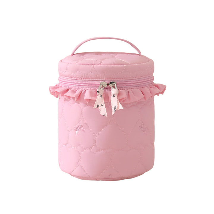 Quilted Makeup Storage Canister Stornfield
