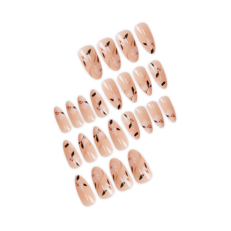 Floral Design Acrylic Nail Wraps Stornfield