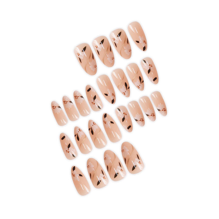 Floral Design Acrylic Nail Wraps Stornfield
