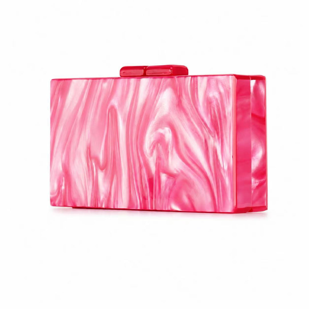 Premium Textured Acrylic Clutch