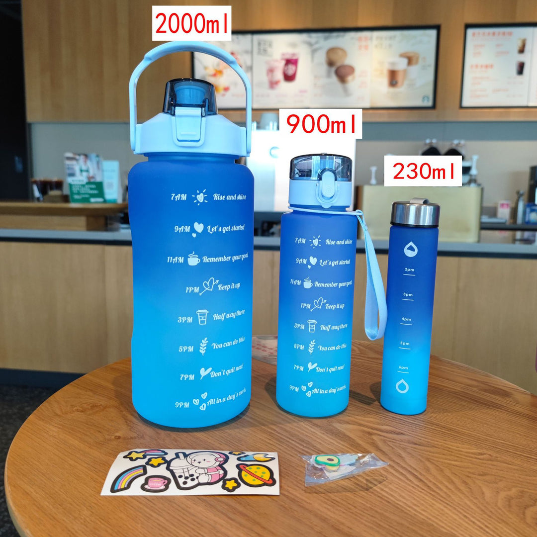Ladies Motivating Water Bottle with Time Markers Stornfield