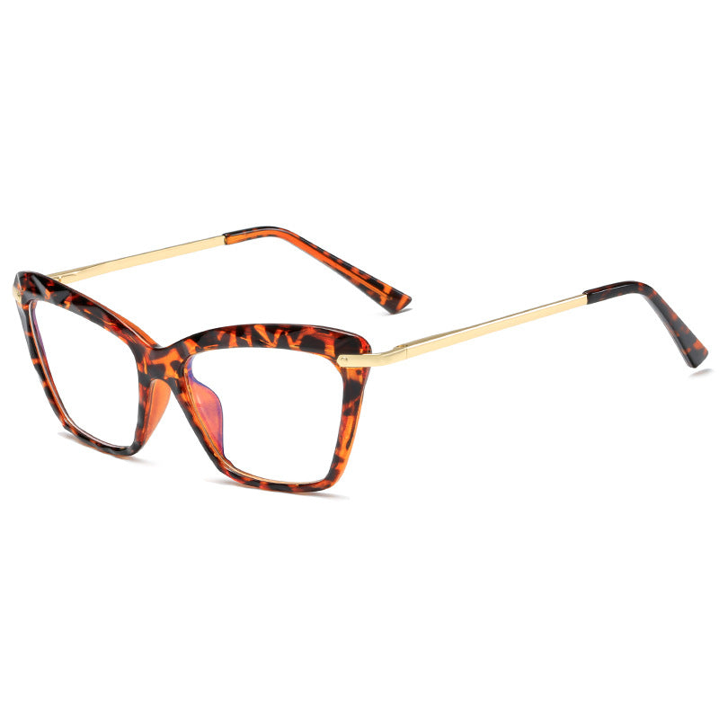 Women's fashionable oversized glasses with elegant metal frame Stornfield