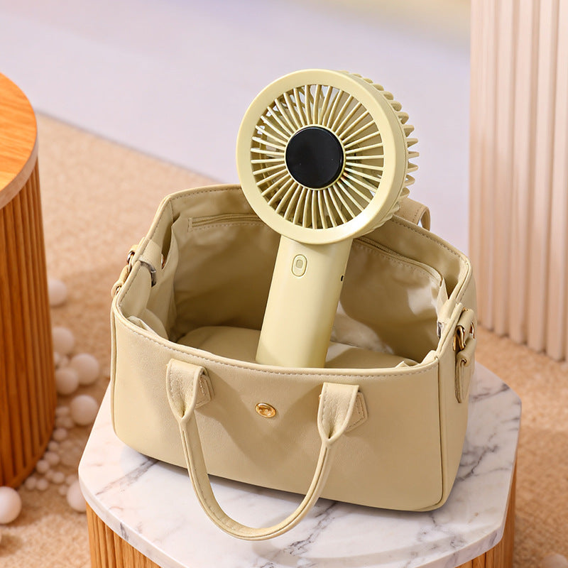 Women Portable Hand Fan with Temperature Regulating Display Stornfield