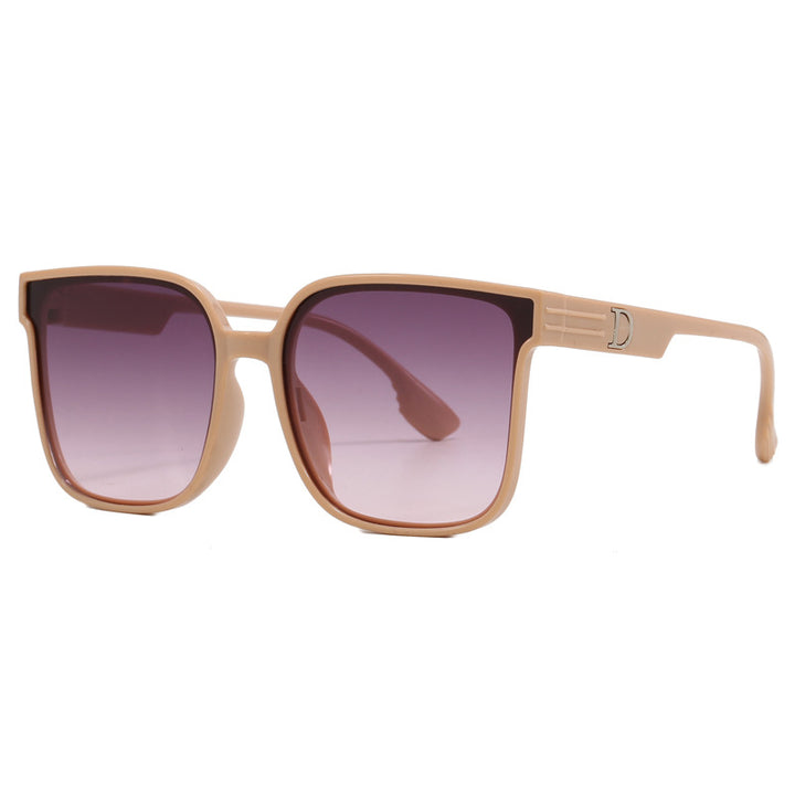 Women stylish square sunglasses with transparent frame Stornfield