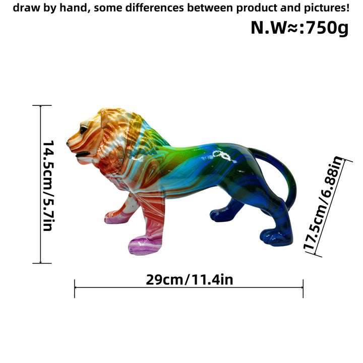 Artistically designed lion figure Stornfield