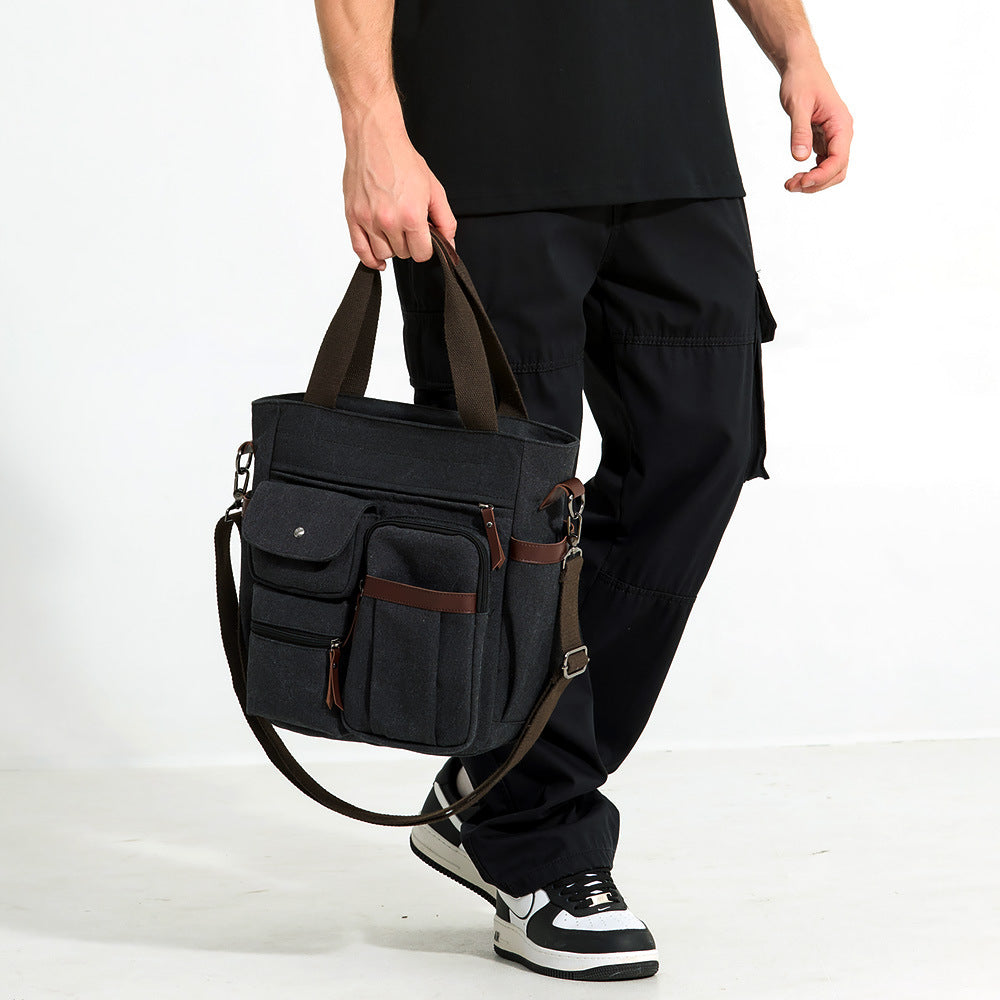 WoMulti-Pocket Canvas Tote Bag Stornfield