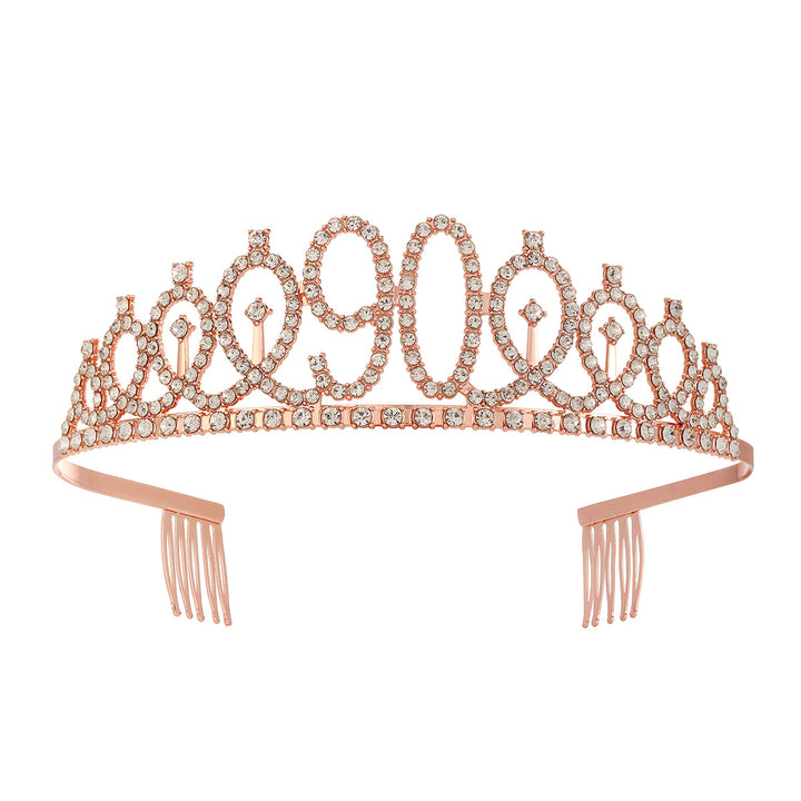 Women's Crystal-Embellished Tiara with Elegant Design Stornfield