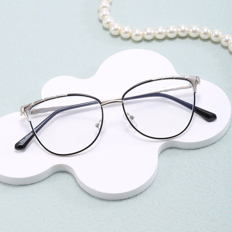 Ladies Cat-Eye Glasses with Fine Metal Accents Stornfield