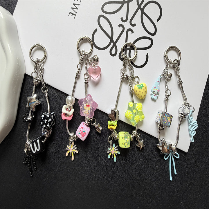 Playful Charm Beaded Keychain Stornfield