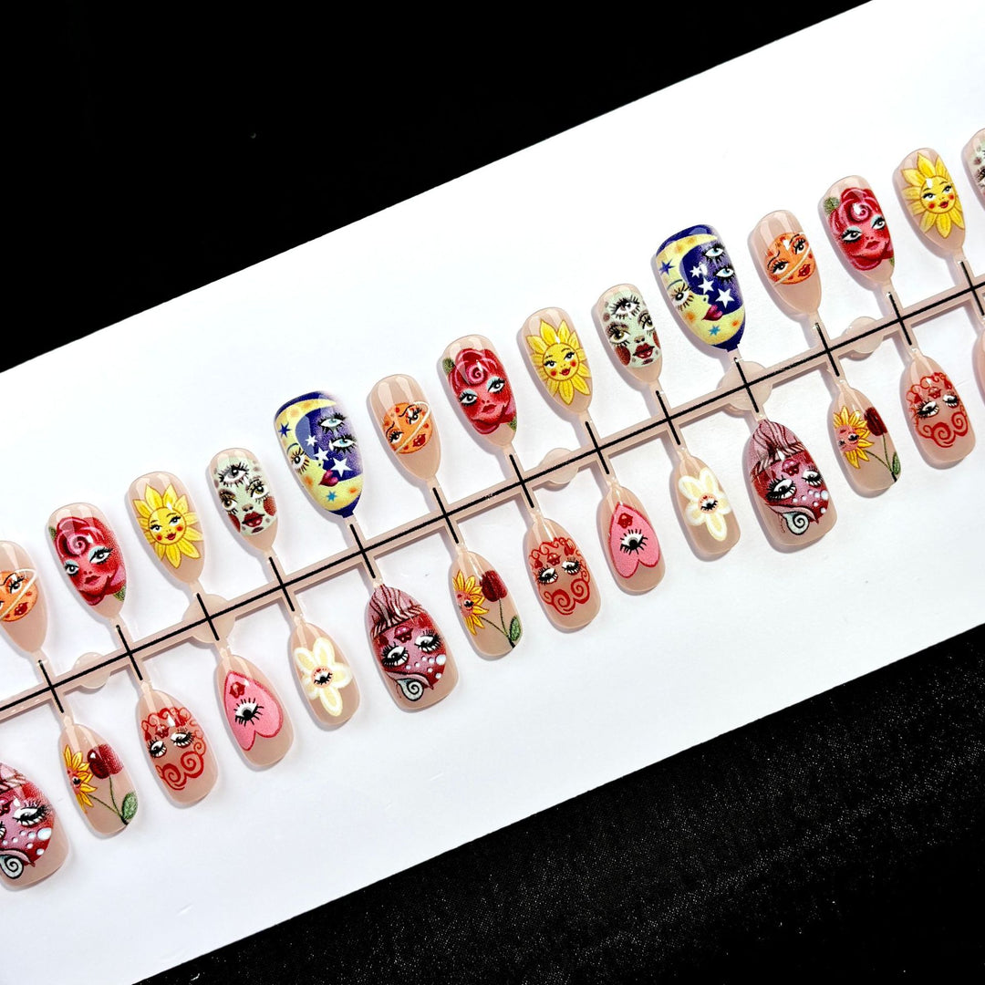 Artistic Nail Art Press-On Nail Set
