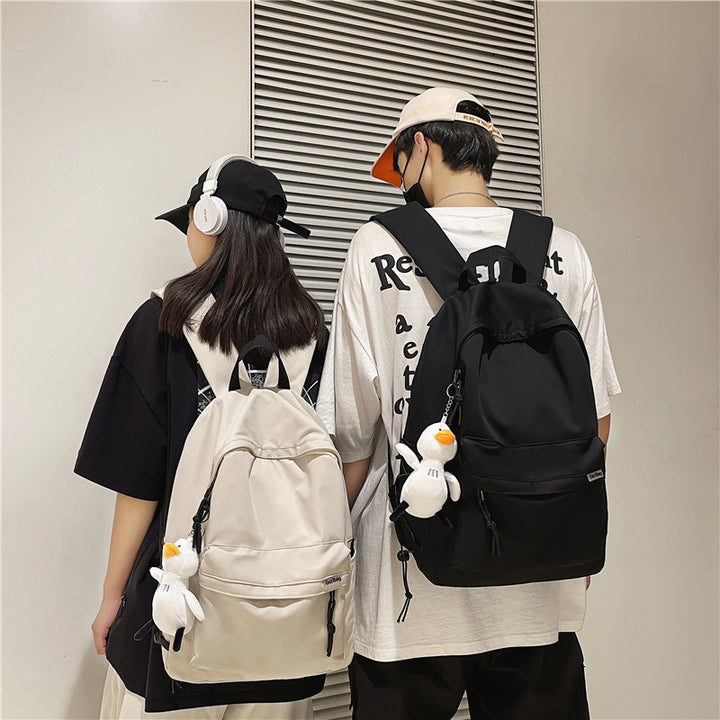 Versatile Casual Backpack with Plush Charm Stornfield