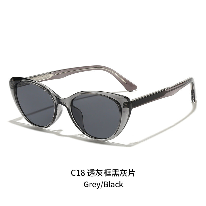 Women's Cat-Eye Sunglasses with Transparent Frame and UV Protection Stornfield
