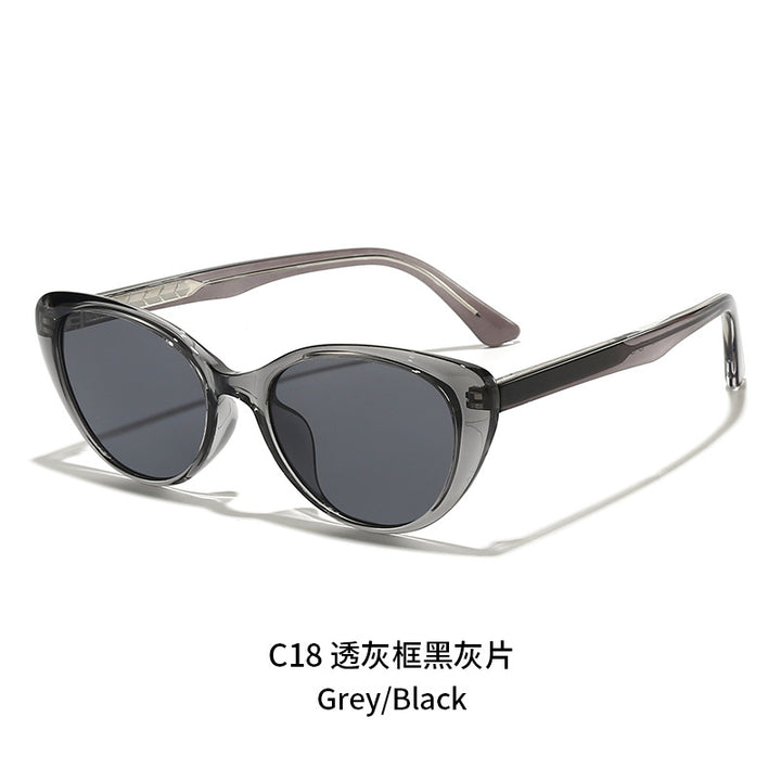 Women's Cat-Eye Sunglasses with Transparent Frame and UV Protection Stornfield