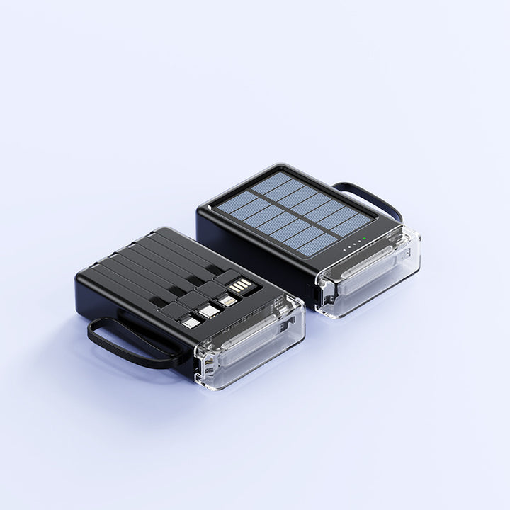Solar power bank with multifunctional design and integrated fast charging function Stornfield