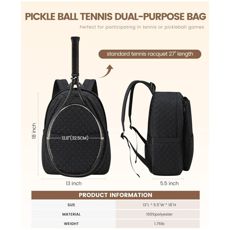 Sporty tennis backpack with insulated compartments Stornfield