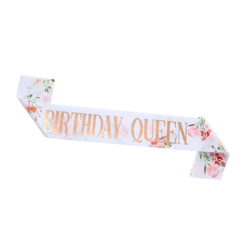 Women's Festive Crown with Elegant Sash Stornfield
