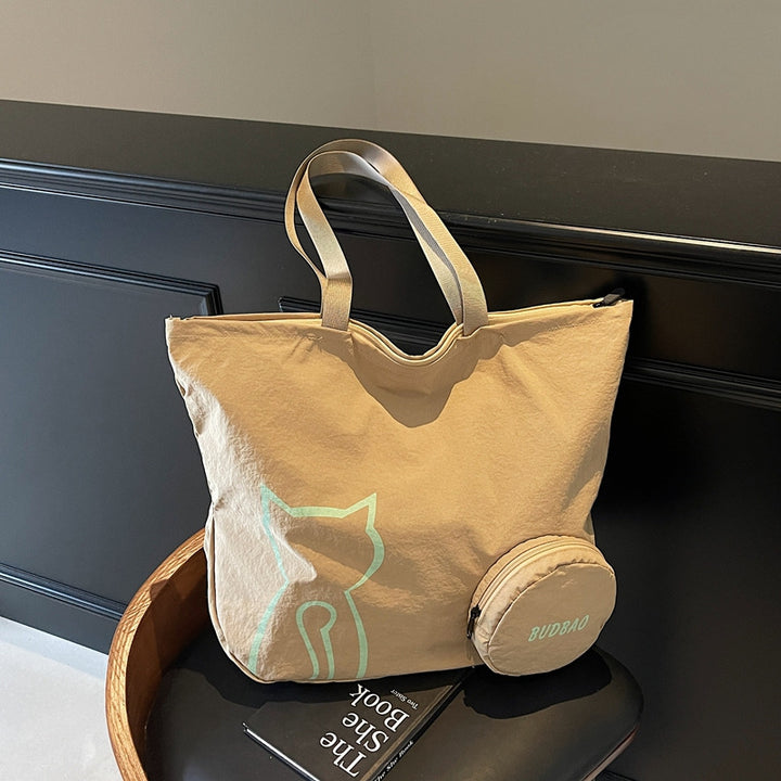 Tote bag with stylish cat design and generous storage space Stornfield