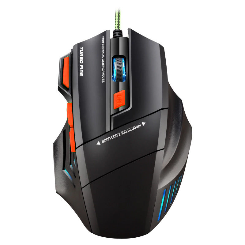 High-precision gaming mouse with adjustable DPI and RGB lighting Stornfield