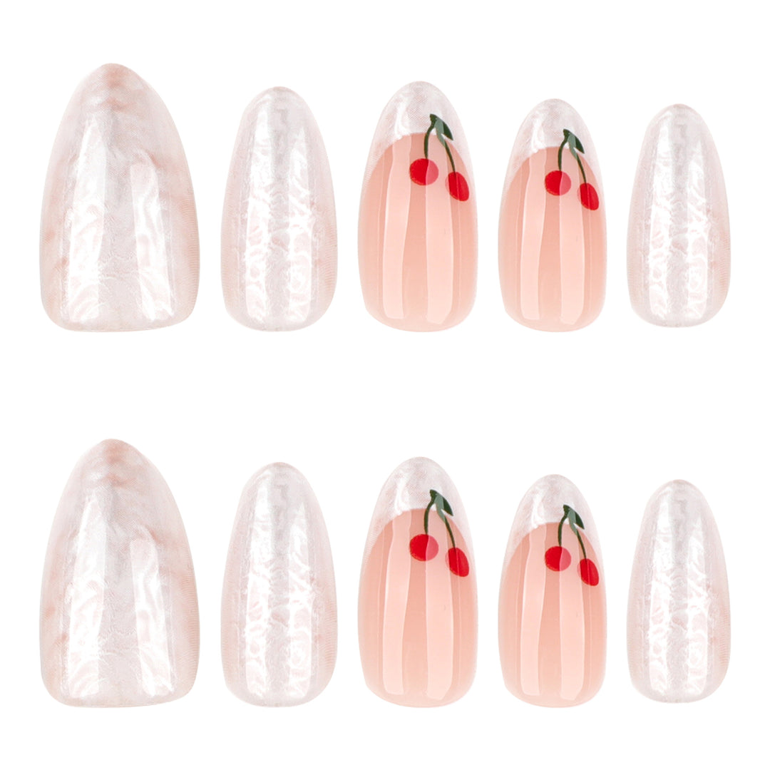 Artful Nail Extensions with Fruity Design Stornfield