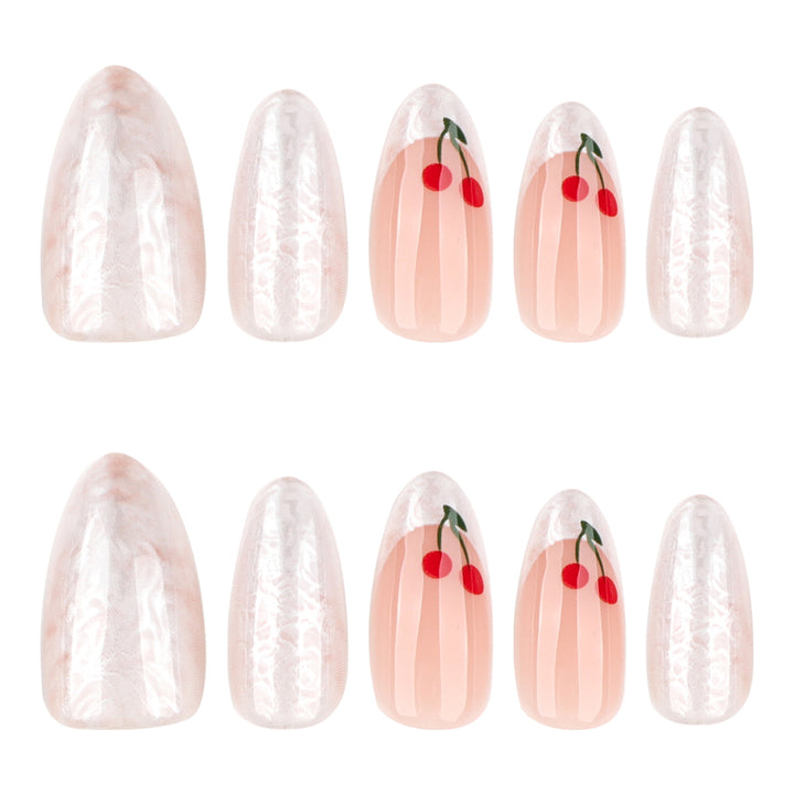 Artful Nail Extensions with Fruity Design Stornfield