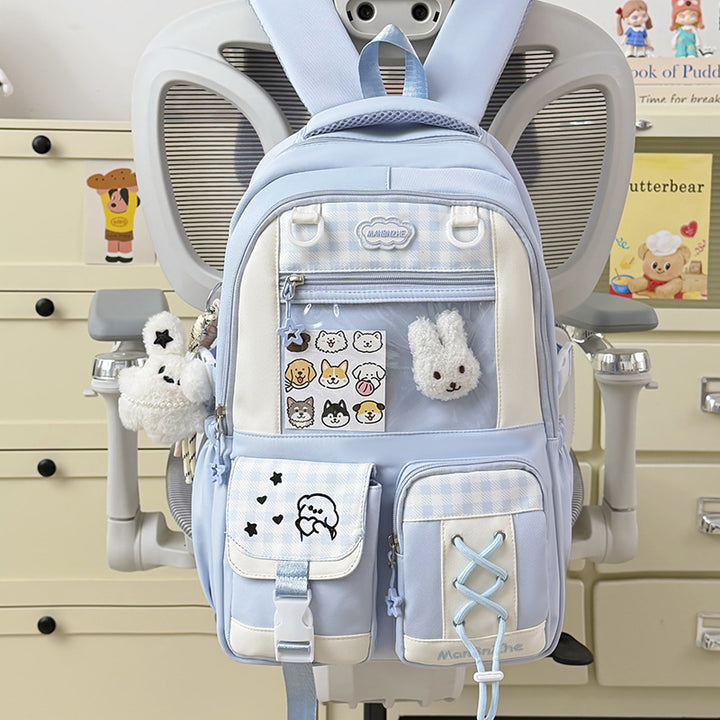 Cute Animal Print School Backpack Stornfield