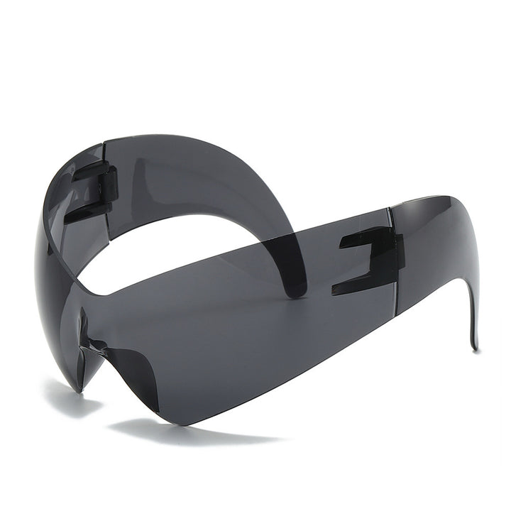Futuristic Oversized Shield Sunglasses Stornfield