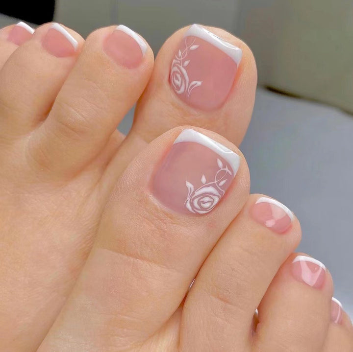 Artistic Toenail Design with Divine Butterfly Design Stornfield