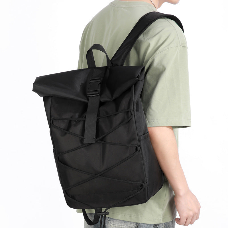 Weather-Resistant Roll-Top Backpack Stornfield