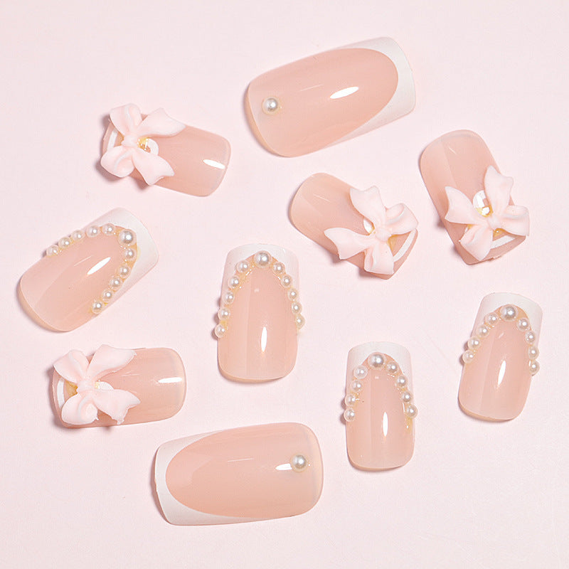 Elegant Decorative Press-On Nail Set Stornfield