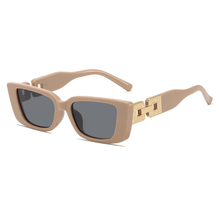 Oversized Square Frame Sunglasses with Glamorous Accent Stornfield