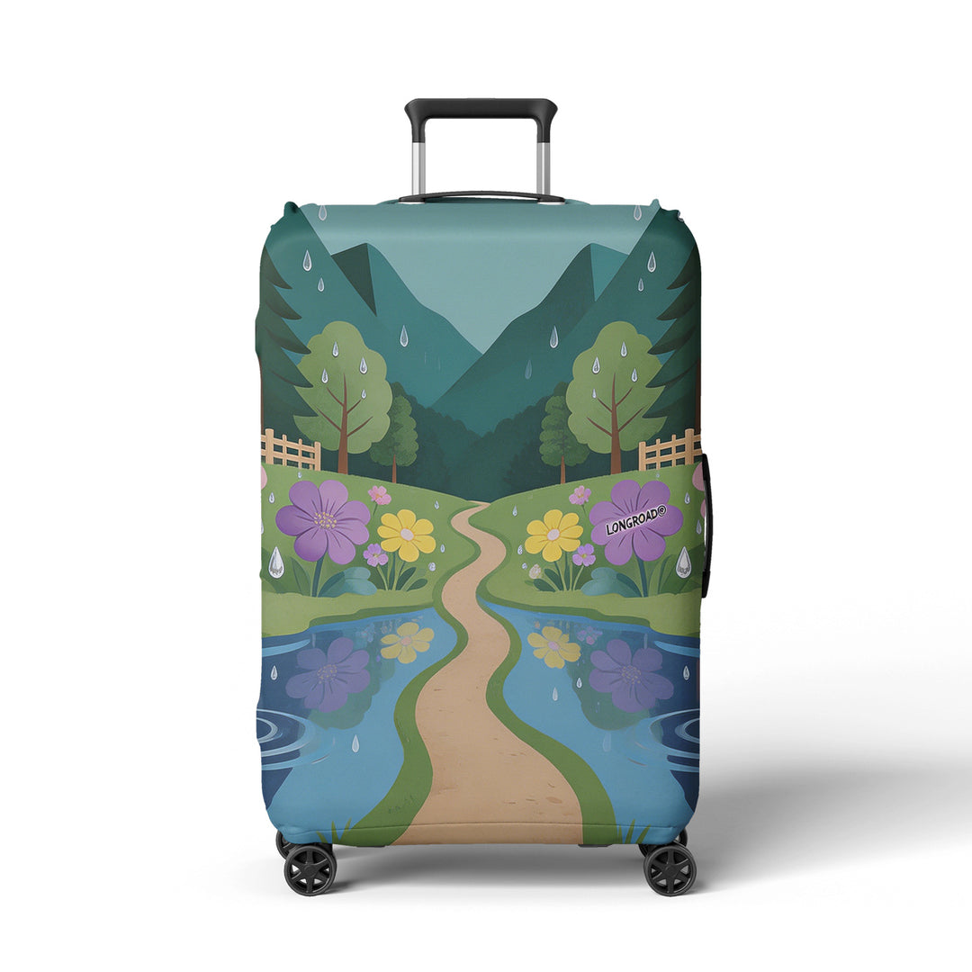 Women's suitcase cover with beach motif Stornfield