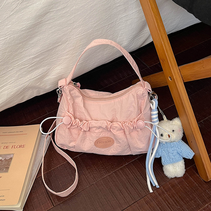 Casual Ruched Crossbody Bag