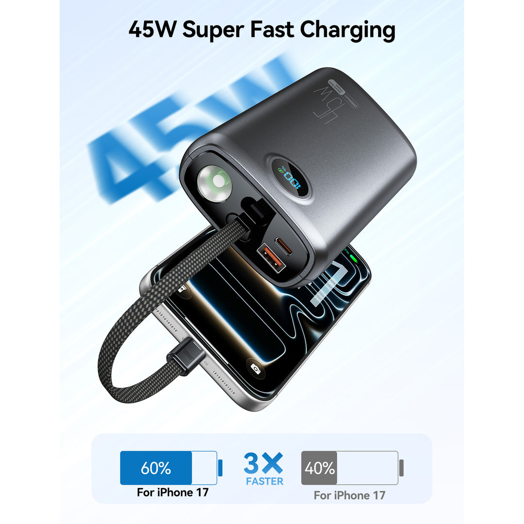 High-performance charger with LED display Stornfield