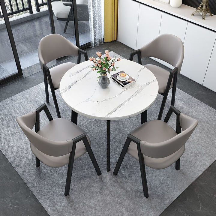 Dining chair with ergonomic upholstery and modern design Stornfield