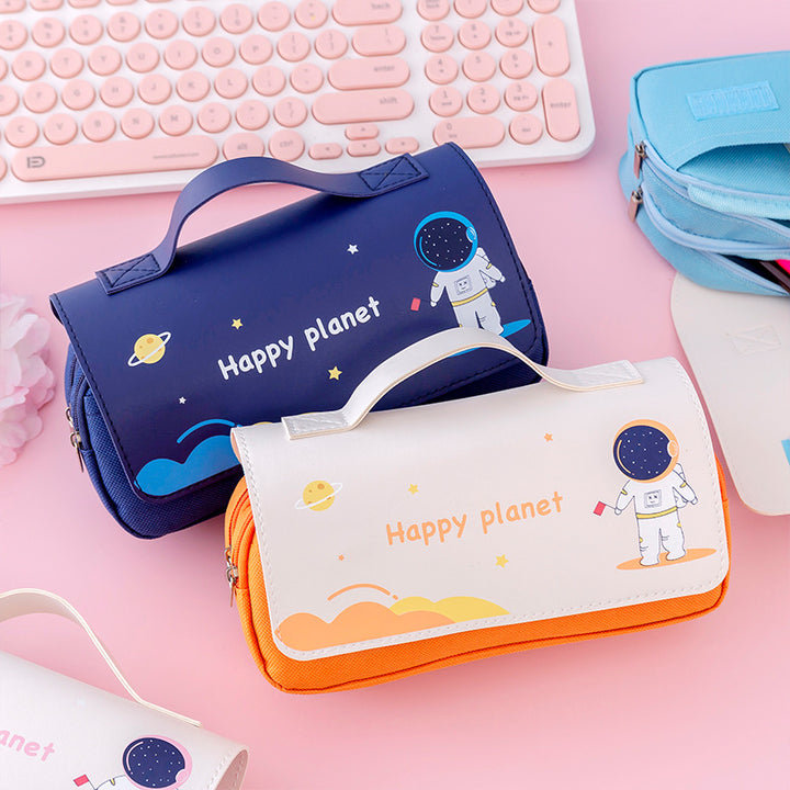 Astronaut-Themed Pencil Case