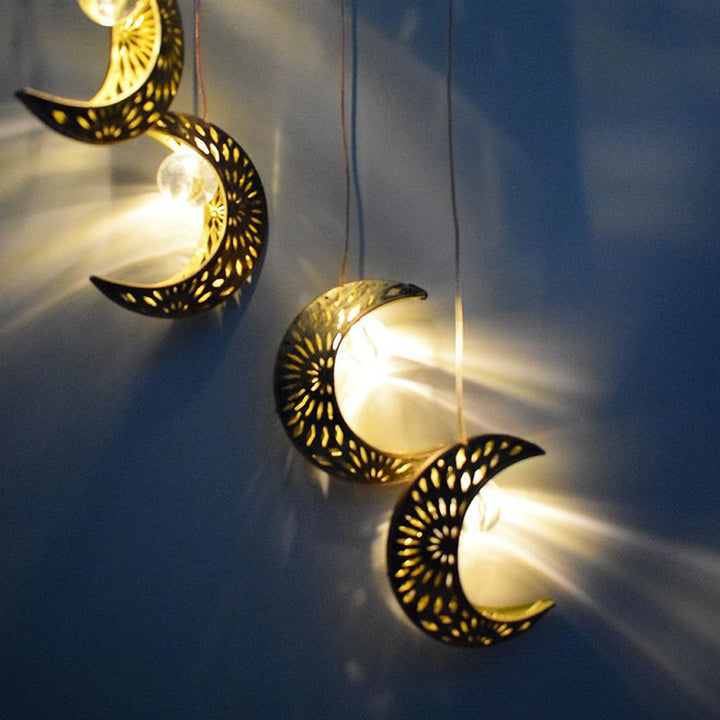 Decorative Hanging Star Wind Chime With Brass Stars And Tubular Aluminum Chimes Stornfield