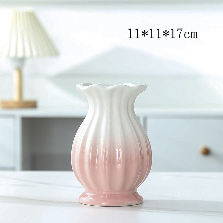 Elegant Floral Design Ceramic Vase Stornfeild