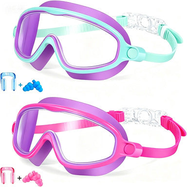 Swim protection goggles with adjustable nose piece and anti-fog technology Stornfield