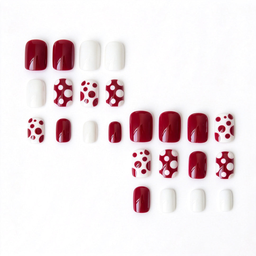 Decorative Dot Pattern Nail Art