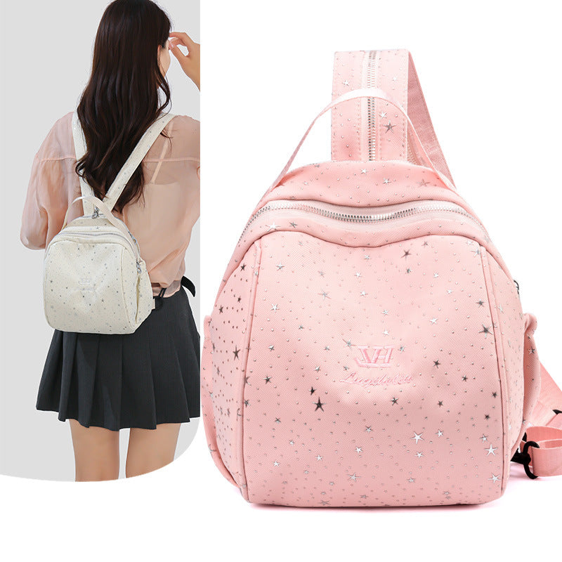 Stylish Star-Patterned Backpack Stornfield
