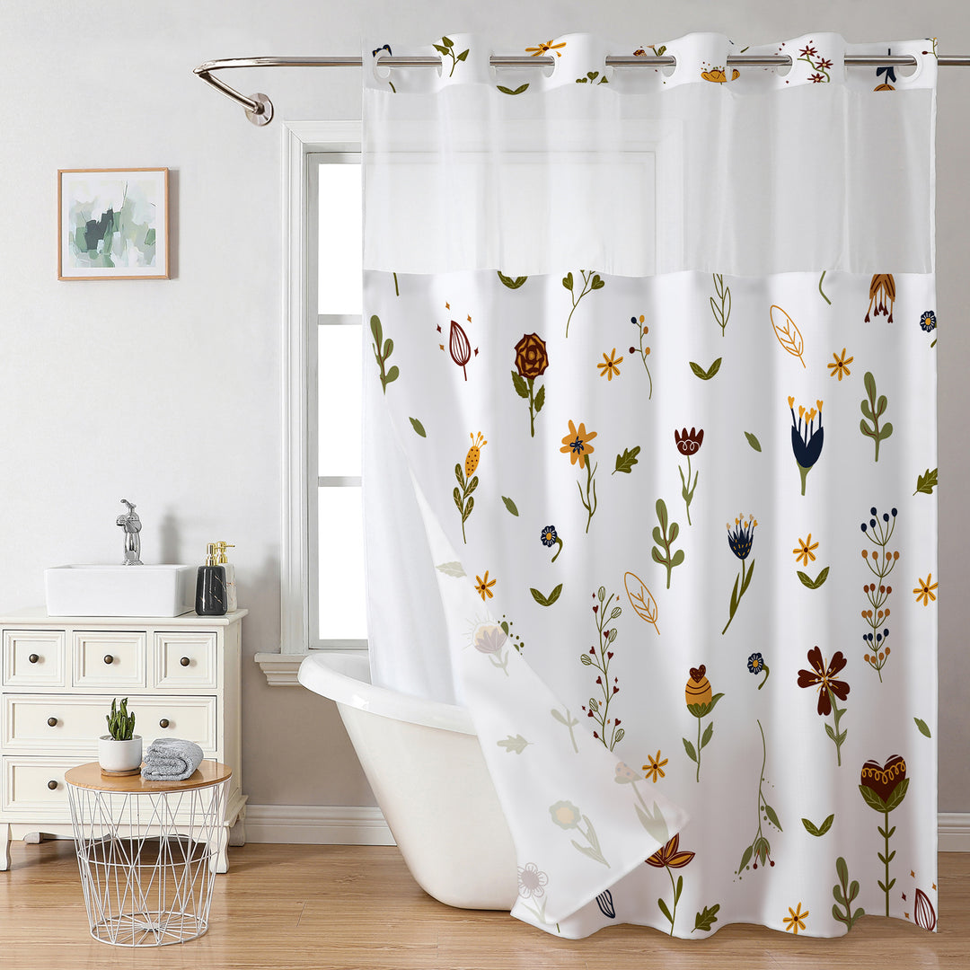 Strawberry-Themed Shower Curtain Stornfield