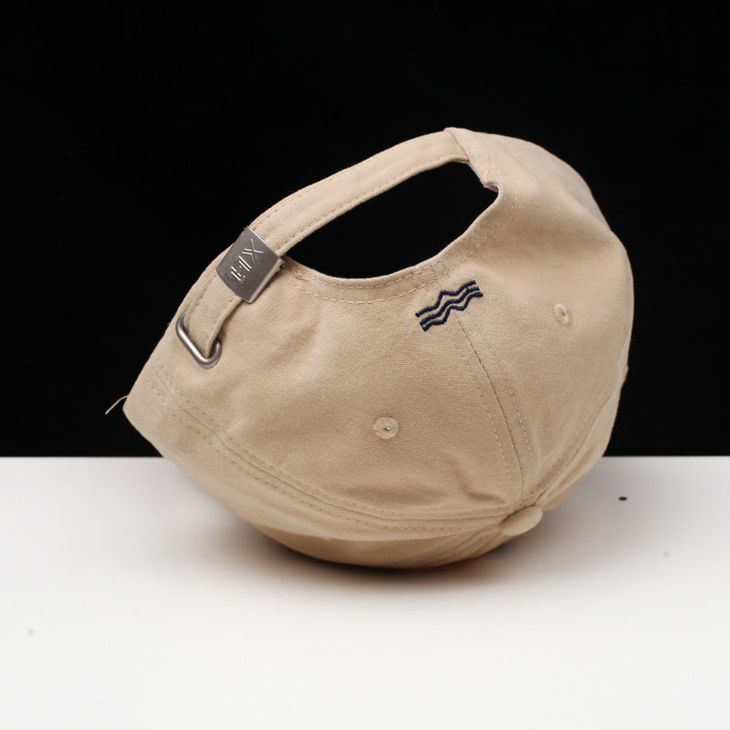 Women's Distressed Cotton Embroidered Baseball Cap Stornfield