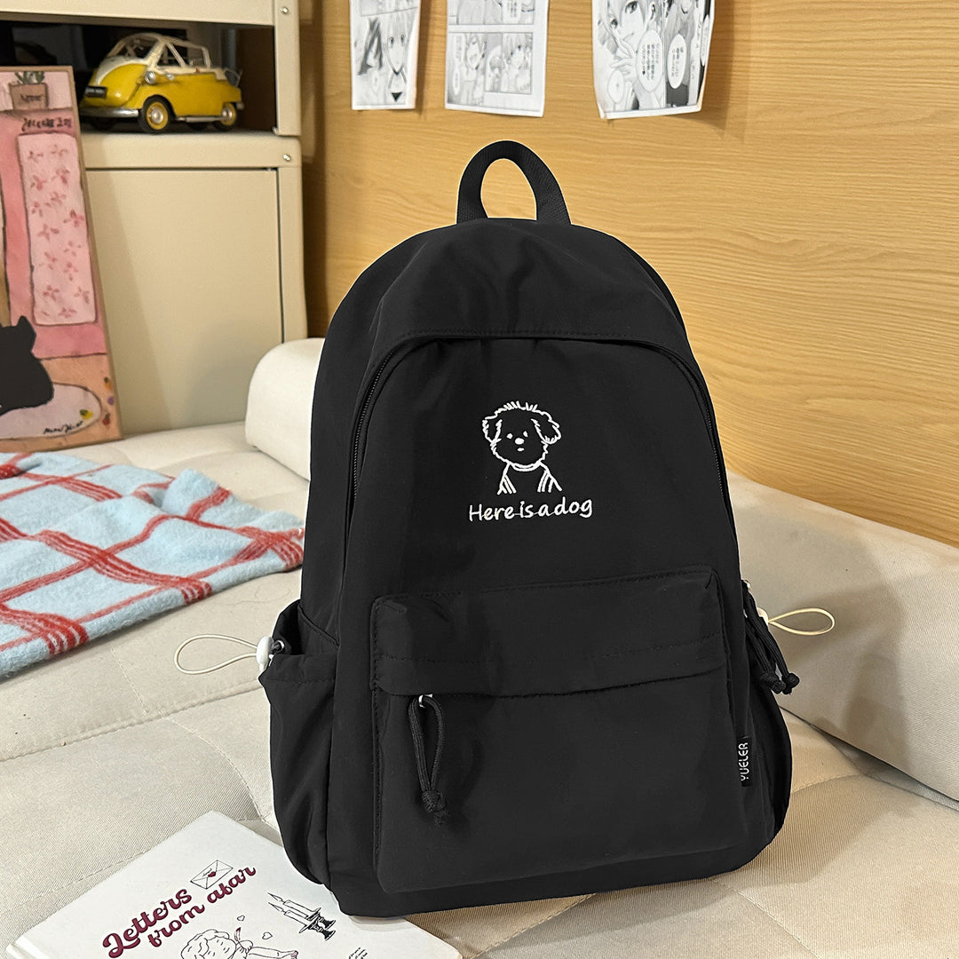 Playful Illustrated Casual Backpack Stornfield