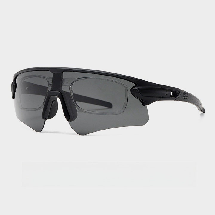 Unisex sporty high-performance sunglasses with aerodynamic design and adjustable nose pad Stornfield