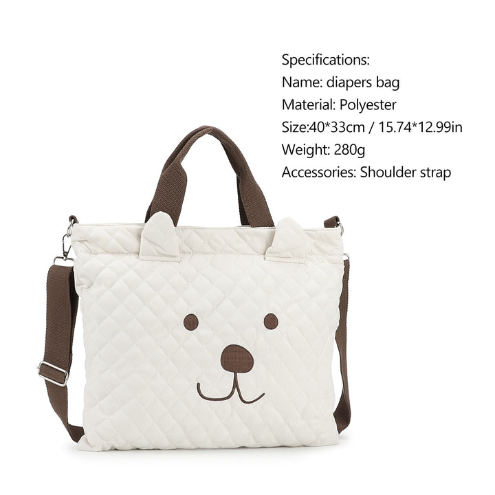 Quirliger Animal Motif Tote Bag Stornfield